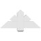 Ekena Millwork Kennewick Architectural Grade PVC Gable Bracket, 36"W x 16 1/2"H x 6"D x 6"F, 11/12 Pitch GBP036X17X0606KEN00 - alternate 2